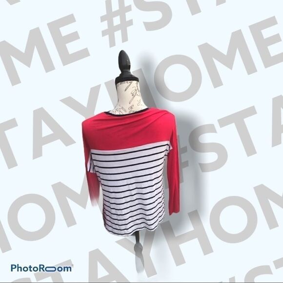 Zenana Outfitters Small Red Long Sleeve Blouse - Picture 4 of 9